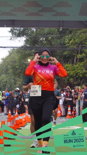 Race photo from Mangkunegaran Run 2025