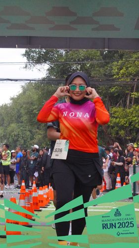 Race photo from Mangkunegaran Run 2025