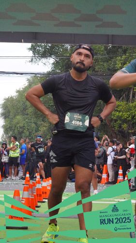 Race photo from Mangkunegaran Run 2025