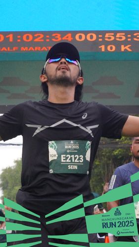 Race photo from Mangkunegaran Run 2025