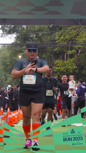 Race photo from Mangkunegaran Run 2025