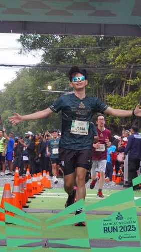 Race photo from Mangkunegaran Run 2025