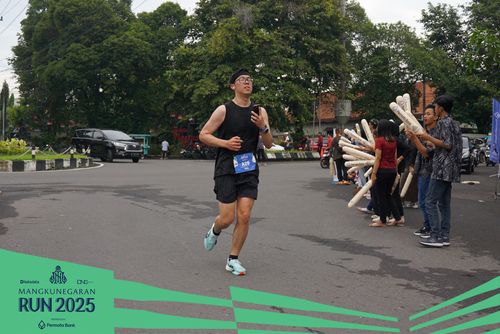 Race photo from Mangkunegaran Run 2025