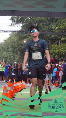 Race photo from Mangkunegaran Run 2025