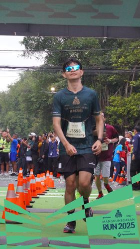 Race photo from Mangkunegaran Run 2025