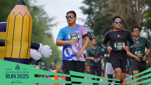 Race photo from Mangkunegaran Run 2025