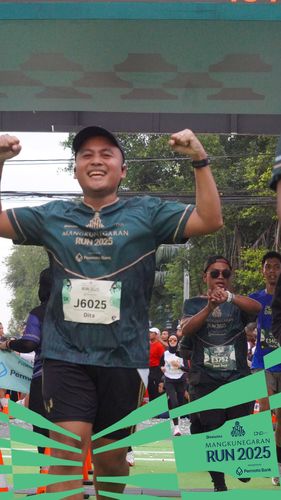 Race photo from Mangkunegaran Run 2025