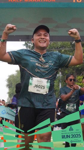 Race photo from Mangkunegaran Run 2025