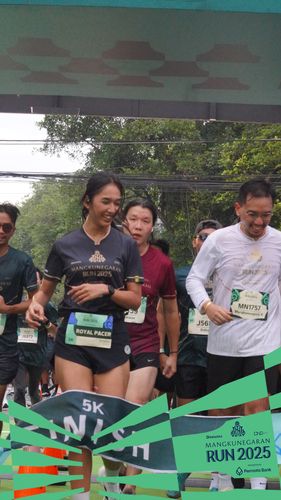 Race photo from Mangkunegaran Run 2025