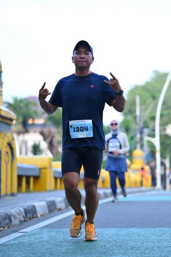 Race photo from KEMLU RUN 2025