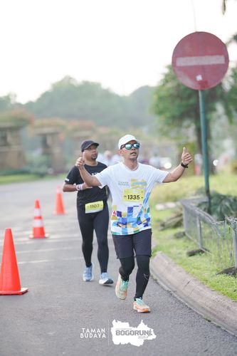 Race photo from Taman Budaya x BOGORUN 2025