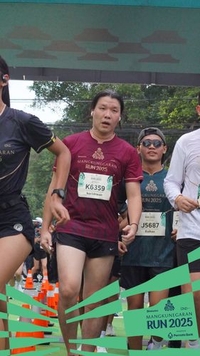 Race photo from Mangkunegaran Run 2025