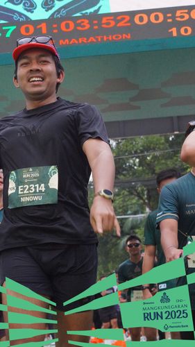 Race photo from Mangkunegaran Run 2025