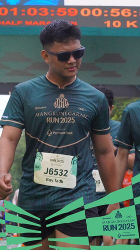 Race photo from Mangkunegaran Run 2025