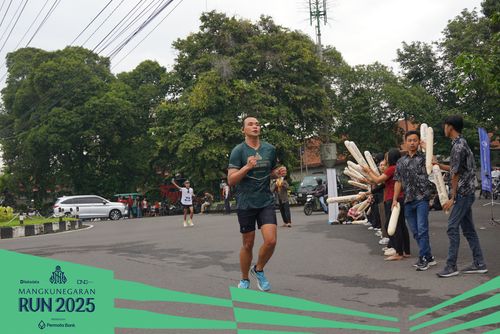 Race photo from Mangkunegaran Run 2025
