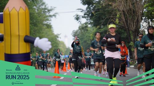 Race photo from Mangkunegaran Run 2025