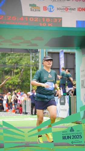 Race photo from Mangkunegaran Run 2025