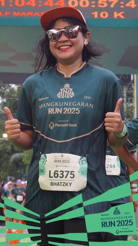 Race photo from Mangkunegaran Run 2025