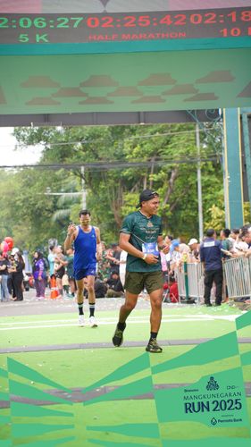 Race photo from Mangkunegaran Run 2025