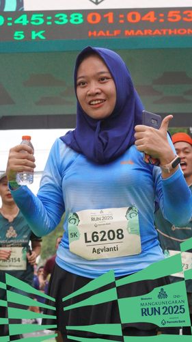 Race photo from Mangkunegaran Run 2025