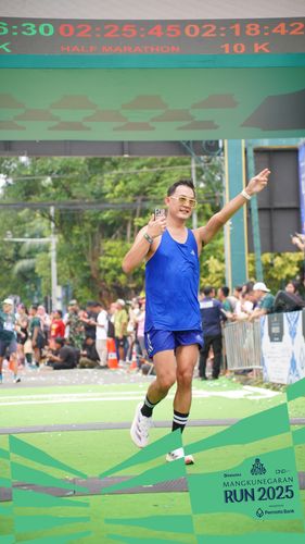 Race photo from Mangkunegaran Run 2025