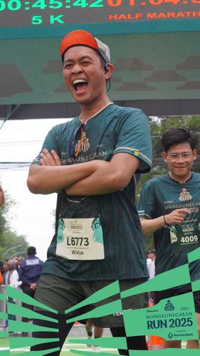 Race photo from Mangkunegaran Run 2025