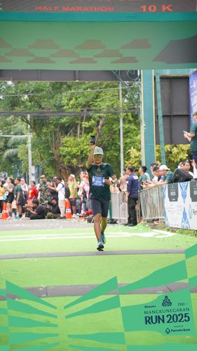 Race photo from Mangkunegaran Run 2025