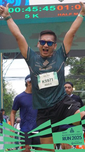Race photo from Mangkunegaran Run 2025
