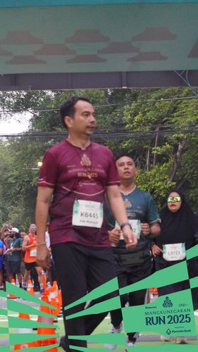 Race photo from Mangkunegaran Run 2025