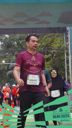Race photo from Mangkunegaran Run 2025