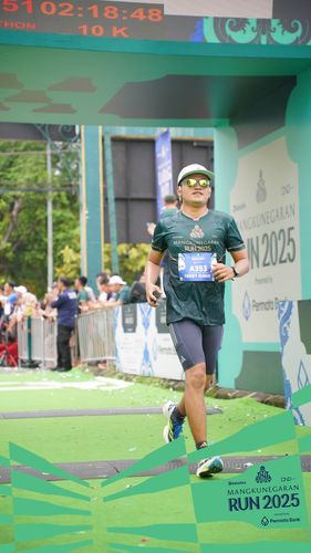 Race photo from Mangkunegaran Run 2025