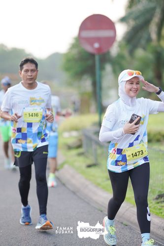 Race photo from Taman Budaya x BOGORUN 2025