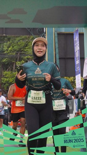 Race photo from Mangkunegaran Run 2025