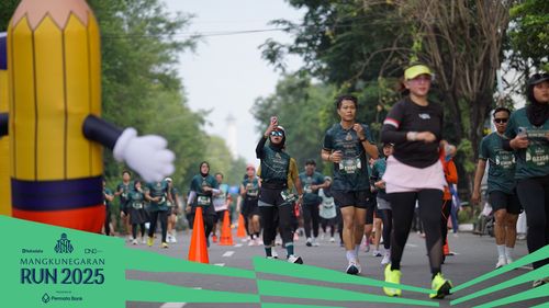 Race photo from Mangkunegaran Run 2025