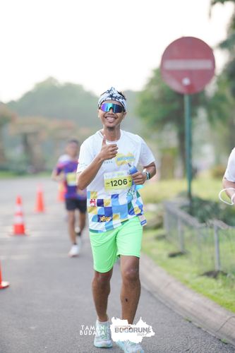 Race photo from Taman Budaya x BOGORUN 2025