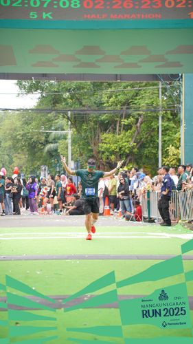 Race photo from Mangkunegaran Run 2025