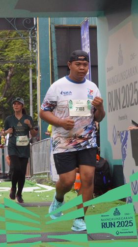 Race photo from Mangkunegaran Run 2025
