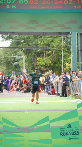 Race photo from Mangkunegaran Run 2025