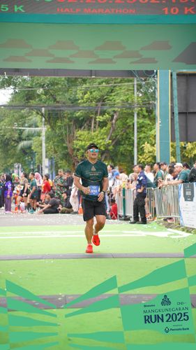 Race photo from Mangkunegaran Run 2025