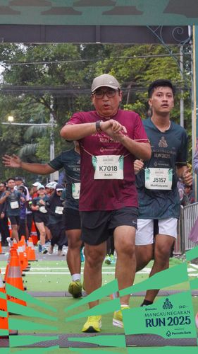 Race photo from Mangkunegaran Run 2025