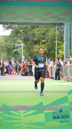 Race photo from Mangkunegaran Run 2025