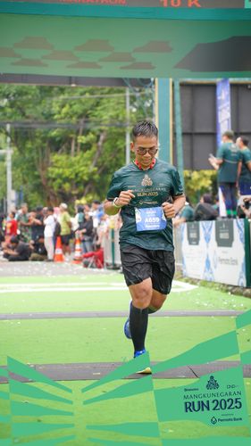 Race photo from Mangkunegaran Run 2025