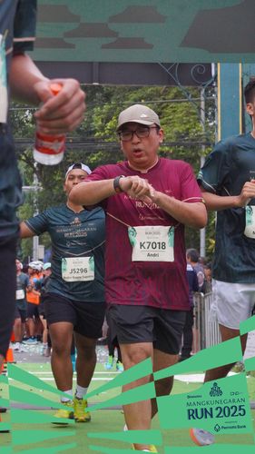 Race photo from Mangkunegaran Run 2025