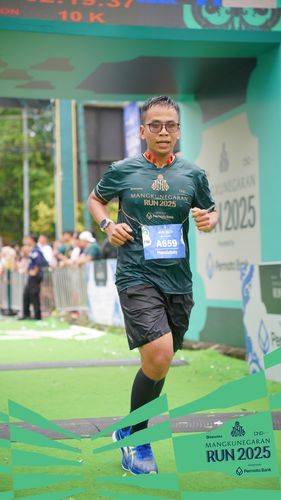 Race photo from Mangkunegaran Run 2025