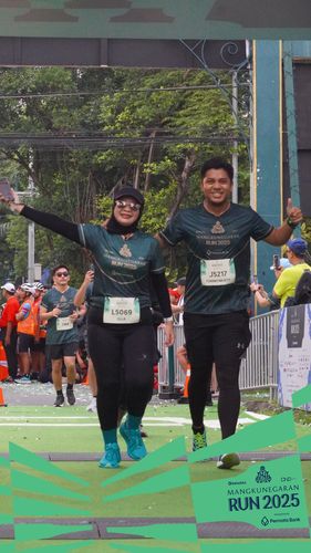 Race photo from Mangkunegaran Run 2025