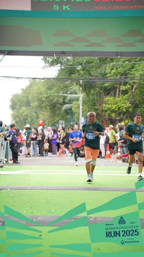 Race photo from Mangkunegaran Run 2025