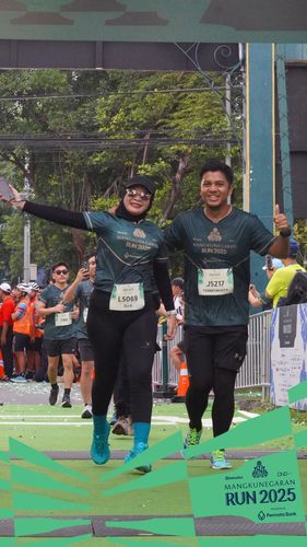 Race photo from Mangkunegaran Run 2025