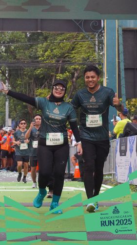 Race photo from Mangkunegaran Run 2025