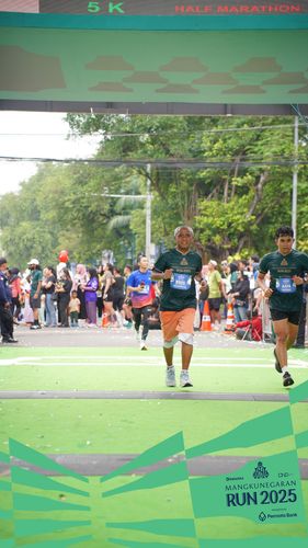 Race photo from Mangkunegaran Run 2025