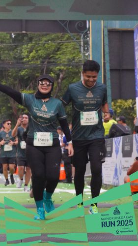 Race photo from Mangkunegaran Run 2025
